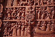 Terracotta panel at Lakshmi-Janardana temple