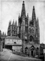 Burgos cathedral in 1911
