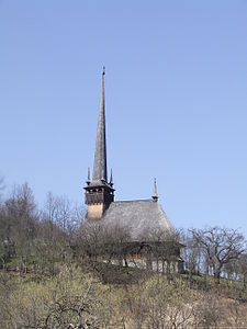 Wooden church in Fildu de Sus