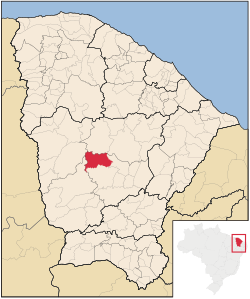 Location in Ceará state
