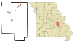 Location of St. Cloud, Missouri