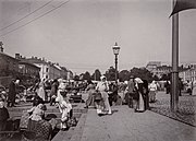 The Market Square of Helsinki, in the 1890s