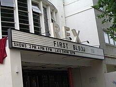 Entrance to the Rex in 2006