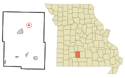 Location of Niangua, Missouri