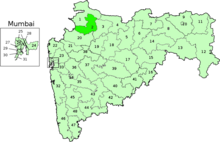 Map of Dhule Lok Sabha constituency