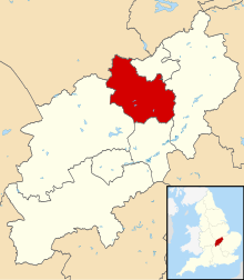 Shown within Northamptonshire