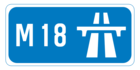 M18 motorway shield}}