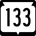 State Trunk Highway 133 marker