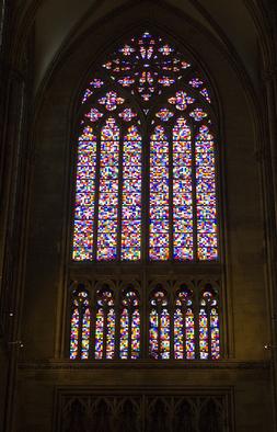 Modern stained glass window by Gerhard Richter (2007)