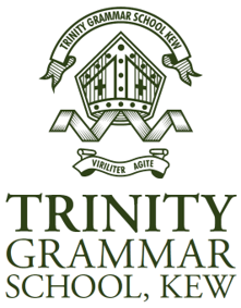 Trinity Grammar School logo. Source: www.trinity.vic.edu.au (Trinity website)