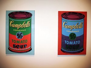 Campbell's Soup Cans by Andy Warhol, 1965