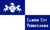 Flag of Ellwood City, Pennsylvania