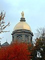 The "Golden Dome" of the University of Notre Dame's Main Administration Building