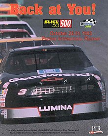 The 1993 Slick 50 500 program cover.
