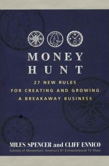 The cover of the book, MoneyHunt.
