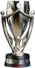 The CONMEBOL–UEFA Cup of Champions trophy