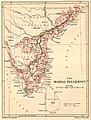 Map of Madras Presidency in taken from Text-book of Indian History: Geographical Notes, Genealogical Tables, Examination Questions (1880)