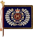 The regimental colour of the Royal Highland Fusiliers of Canada.