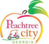 Official logo of Peachtree City, Georgia