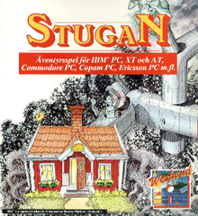 The cover art shows a red cottage in front of a grayscale forest and metal construct.