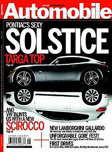 The June 2008 cover of Automobile