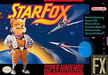 An anthropomorphic fox stands in front of an outer space scene, where spaceships are seen approaching a planet.