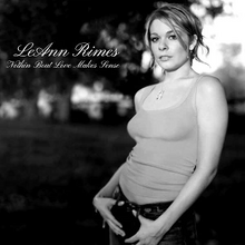 This is the cover art of LeAnn Rimes' 2004 hit, "Nothin' 'bout Love Makes Sense".