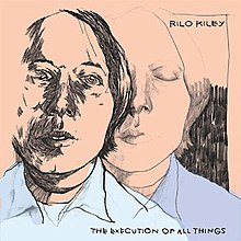 Cover artwork of Rilo Kiley's album The Execution of All Things, showing two side-by-side drafts of a drawing of a man