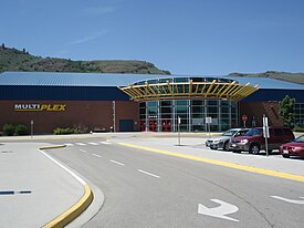 The main entrance of the Vernon Multiplex