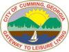 Official seal of Cumming, Georgia