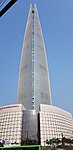 Lotte World Tower in Seoul, South Korea, is the 6th tallest building in Asia.