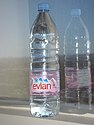 750 ml bottle of Evian