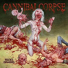 Explicit cover art by Vince Locke shows a naked female cannibal tearing apart a baby after disemboweling two other victims.