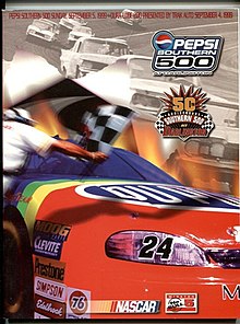1999 Southern 500 program cover