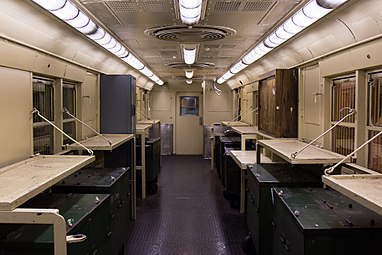 Interior of the Money train