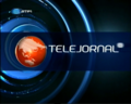 Old title card of Telejornal, used until May 2008