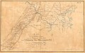 Confederate States Army map of Maryland and northern Virginia showing the route of the Alexandria, Loudoun and Hampshire Railroad, 1864