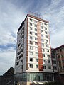 High-rise block of flats in downtown Suceava