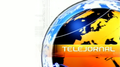 Old title card of Telejornal, used until 19 September 2011