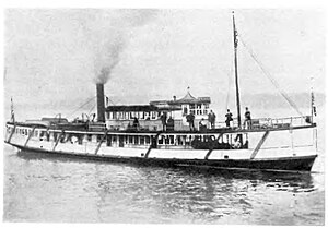 steamboat Fleetwood, circa 1890, probably somewhere on Puget Sound