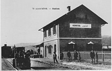 Naousa (Agoustos) Railway station in 1894