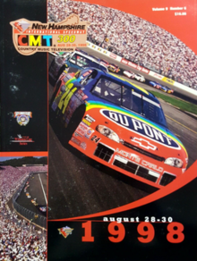 The 1998 Farm Aid on CMT 300 program cover.