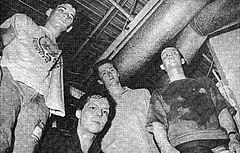 The Proletariat's original lineup, left to right: Tom McKnight, Frank Michaels, Peter Bevilacqua, and Richard Brown.