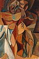 Pablo Picasso, 1908, L'amitié (Friendship, Two Nudes), oil on canvas, 151.3 x 101.8 cm, Hermitage Museum