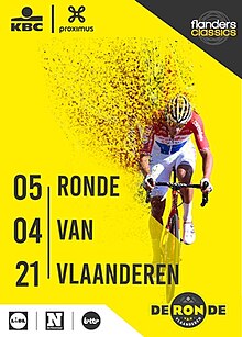 Event poster with previous winner Mathieu van der Poel