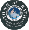 Official seal of Berkeley Springs, West Virginia